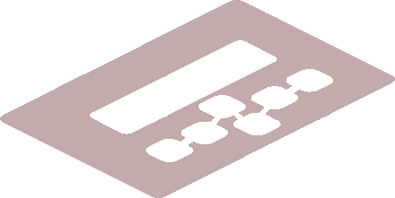 面胶层